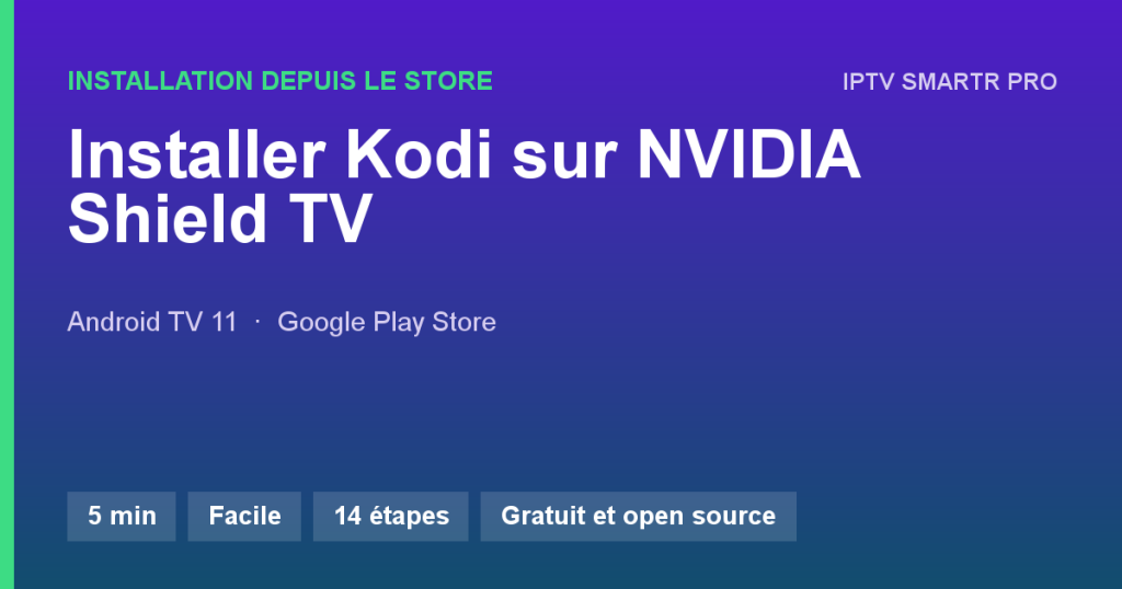 Kodi sur NVIDIA Shield TV / Shield TV Pro — Installation depuis le store